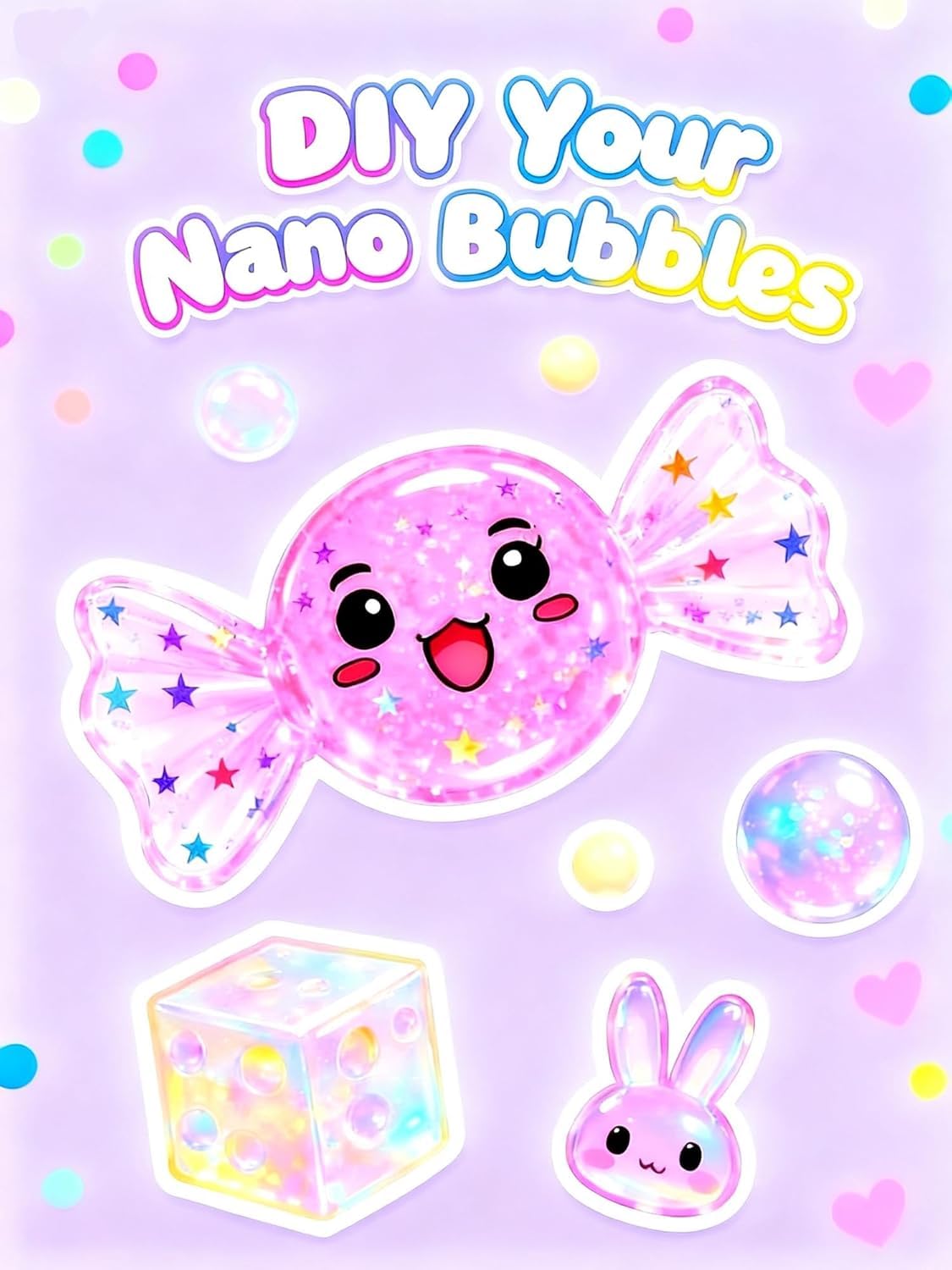 ZiZa Nano Tape Bubble Kit sequins and balls for colorful DIY bubbles