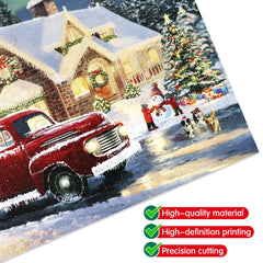 ZIZICG thick cardboard puzzle pieces for durable play.
