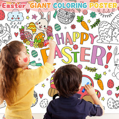 ZIZICG Easter egg rabbit chick scene design sparks imaginative coloring sessions.