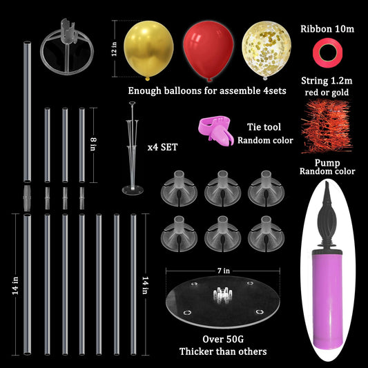 ZJDHPTY balloon holders provide stable support for a lasting centerpiece