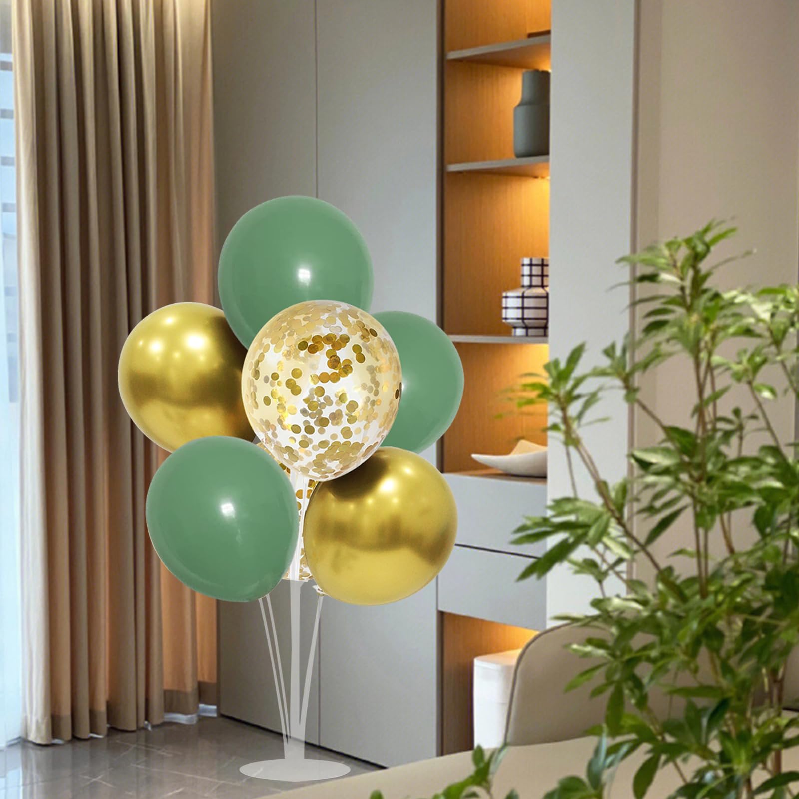 ZJDHPTY balloon stand in festive table setting