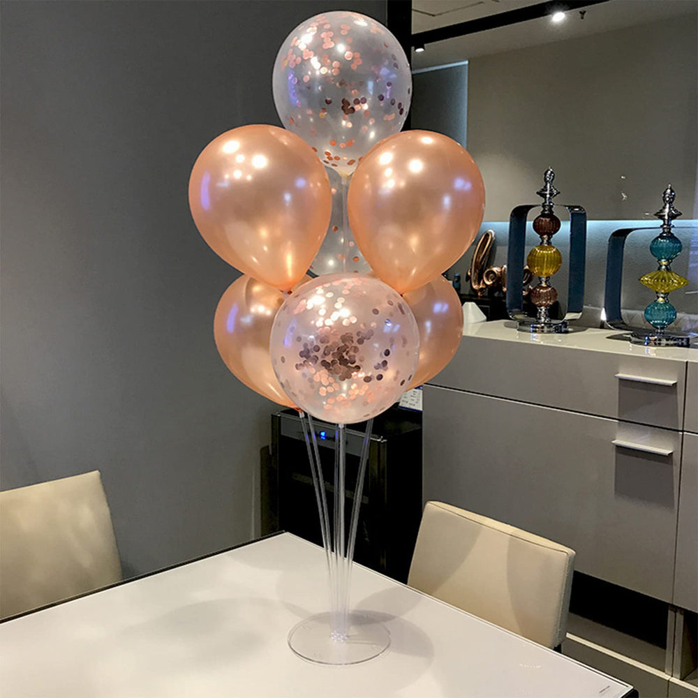 ZJDHPTY rose gold balloon stand complete display at party table