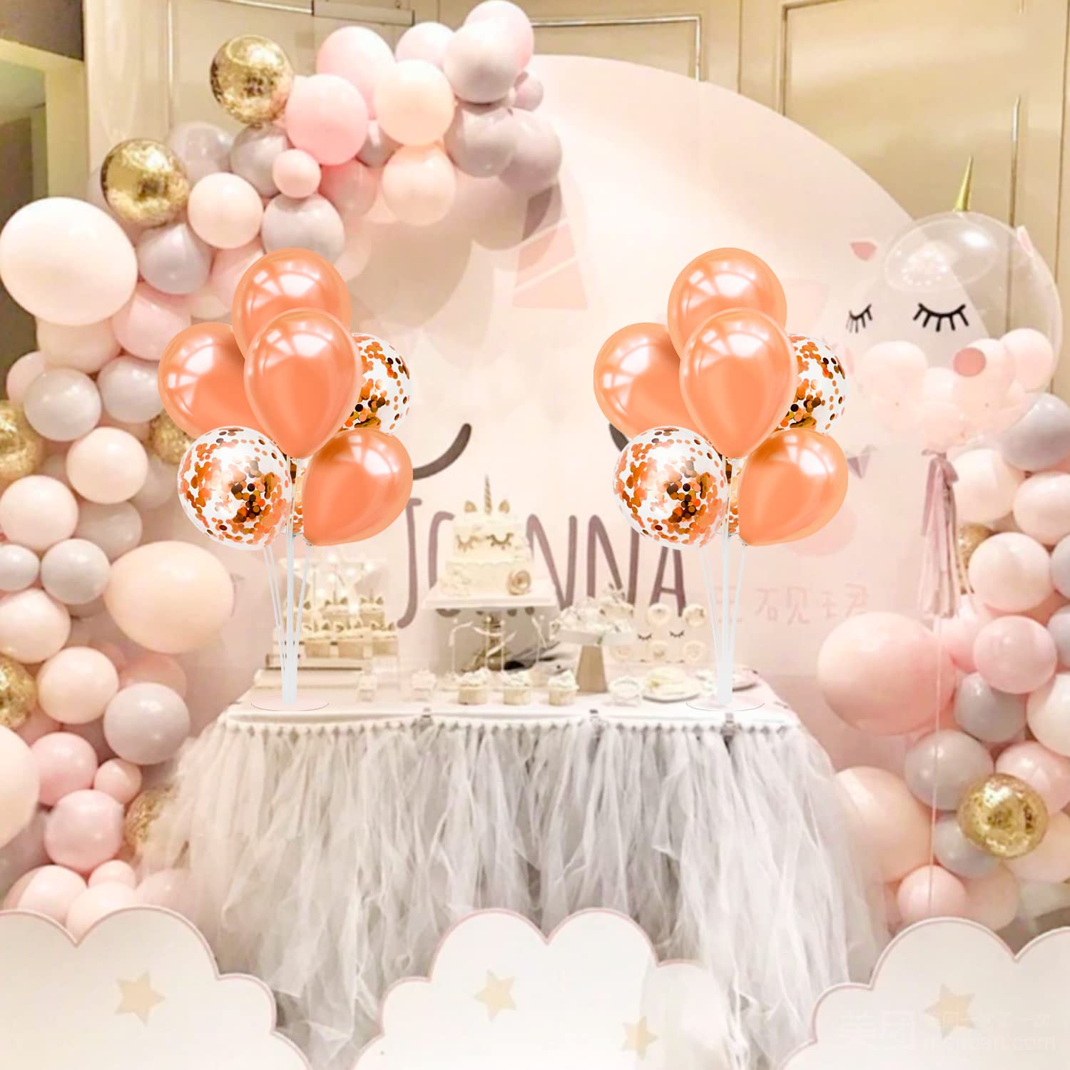 ZJDHPTY rose gold balloon pump for fast balloon inflation