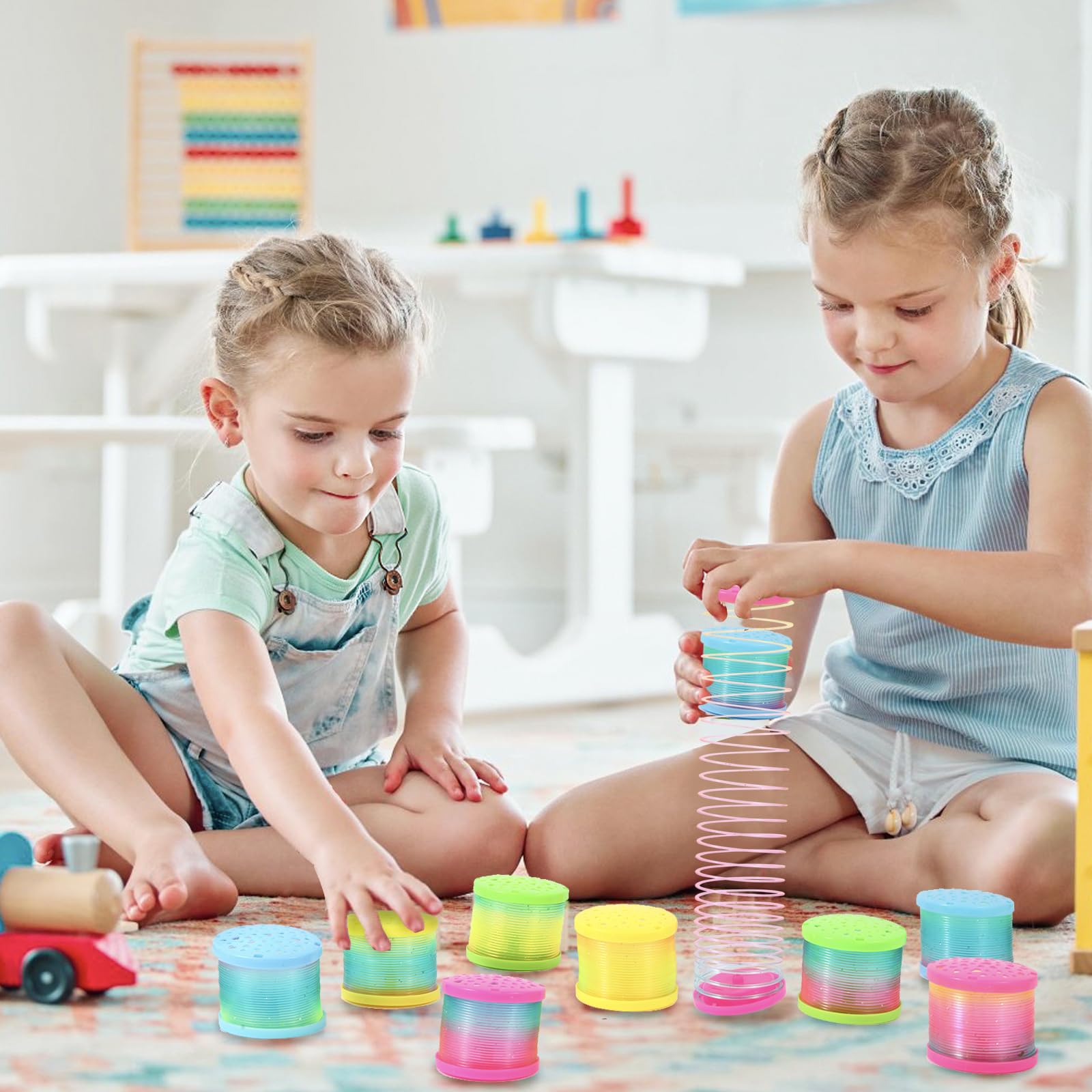 ZJDL durable plastic coil spring; built for long-lasting play