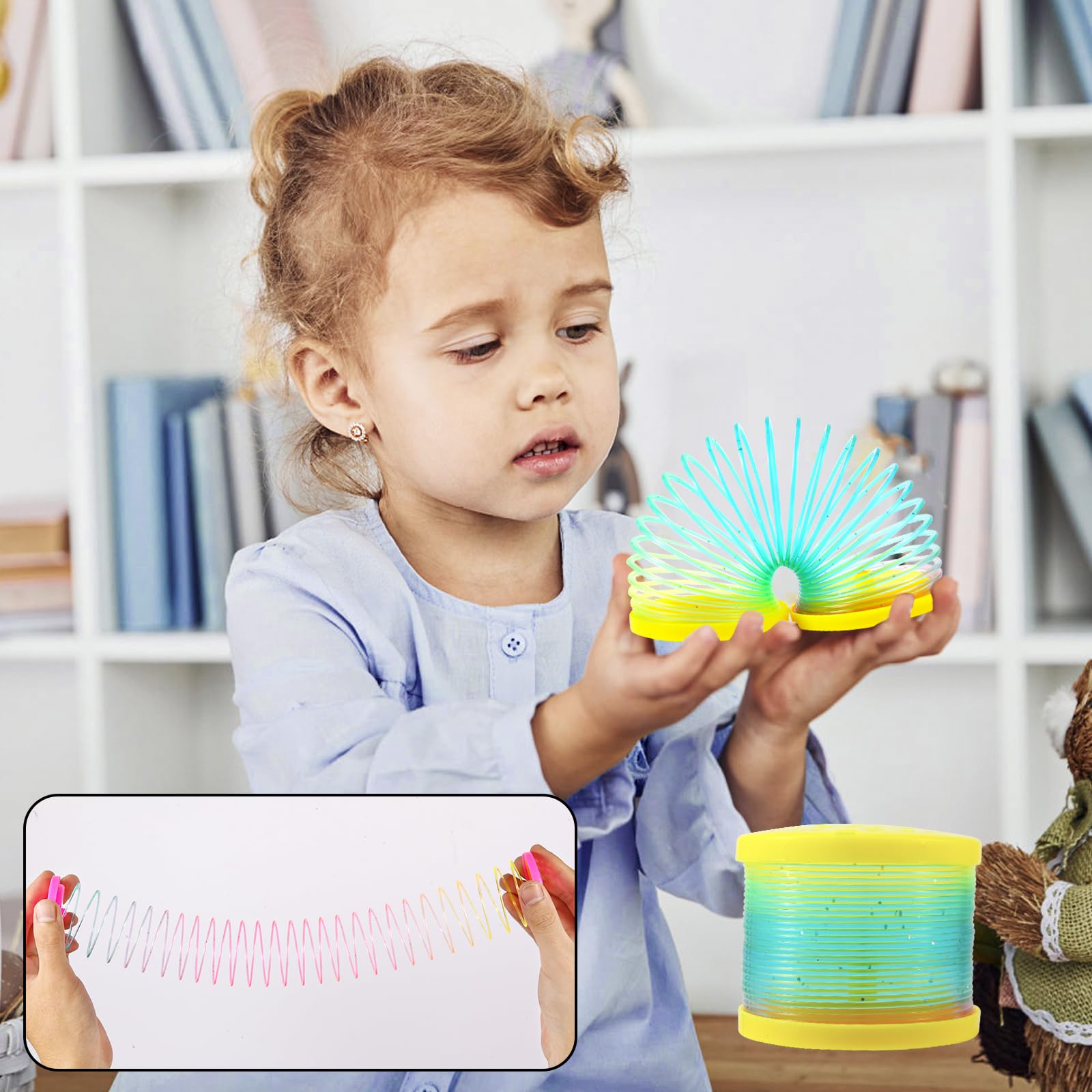 ZJDL glow coil toy set; great pinata fillers and prizes