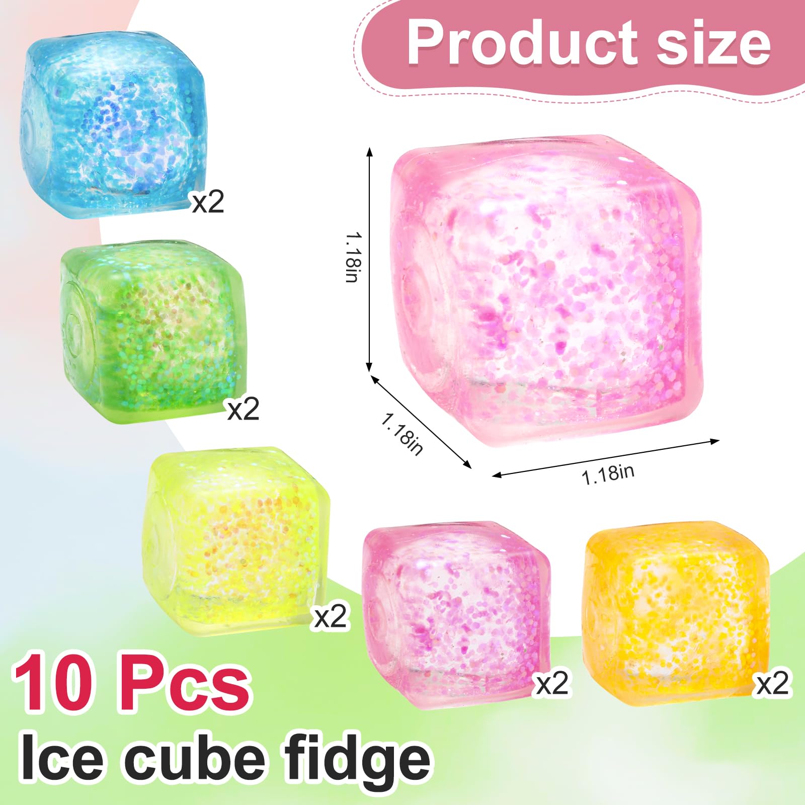 ZJDL stress cube pocket-size fits in a pocket for discreet fidgeting.
