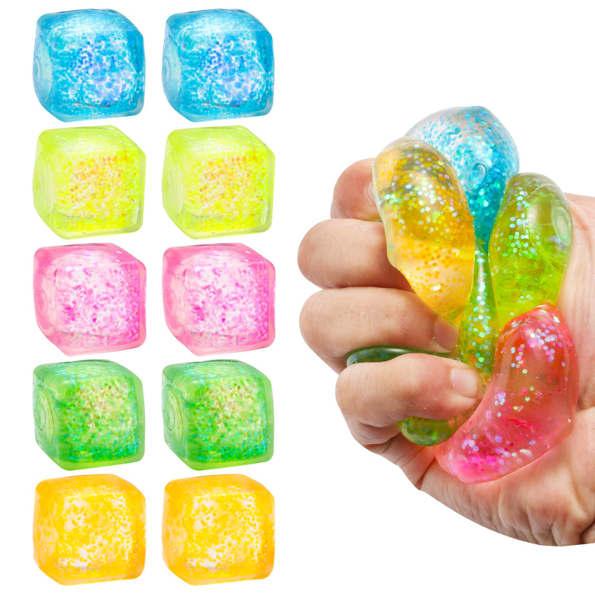 ZJDL stress cube ten-pack for on-the-go calm and focus.