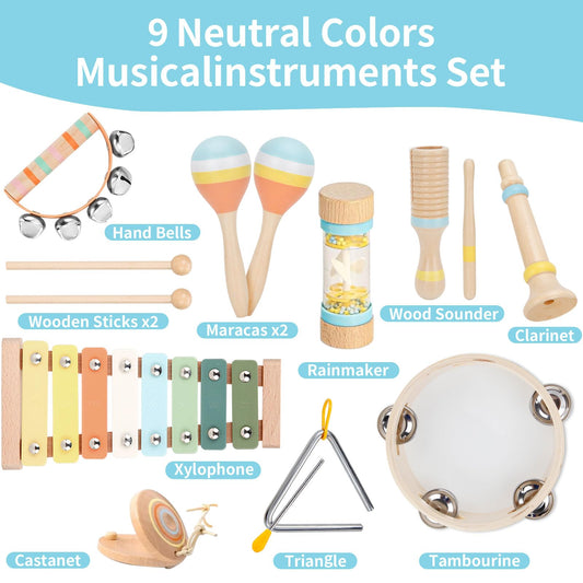 ZJEFUNS Hand bells for toddlers enhance sound recognition during play