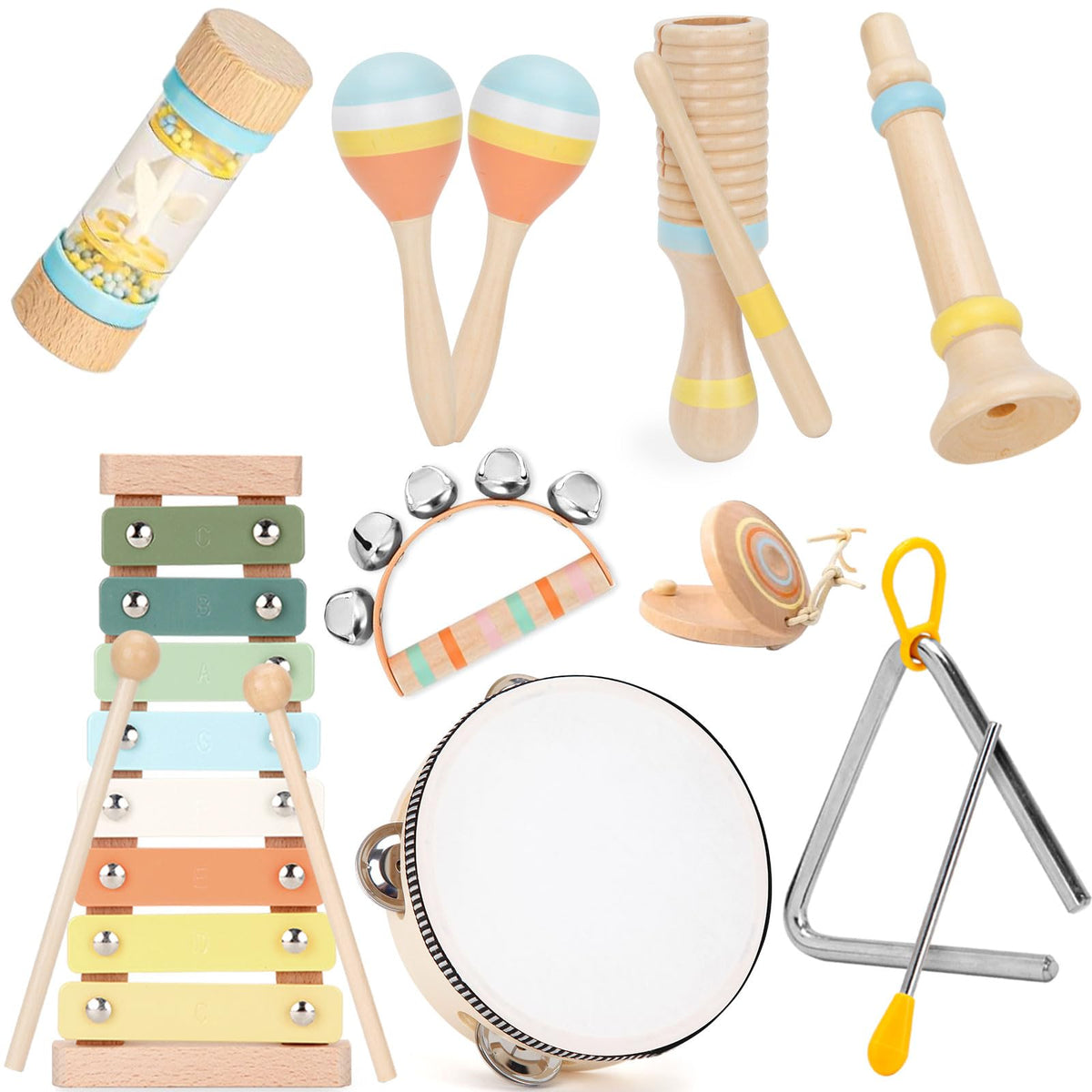 ZJEFUNS Xylophone for toddlers promotes rhythm and motor skills
