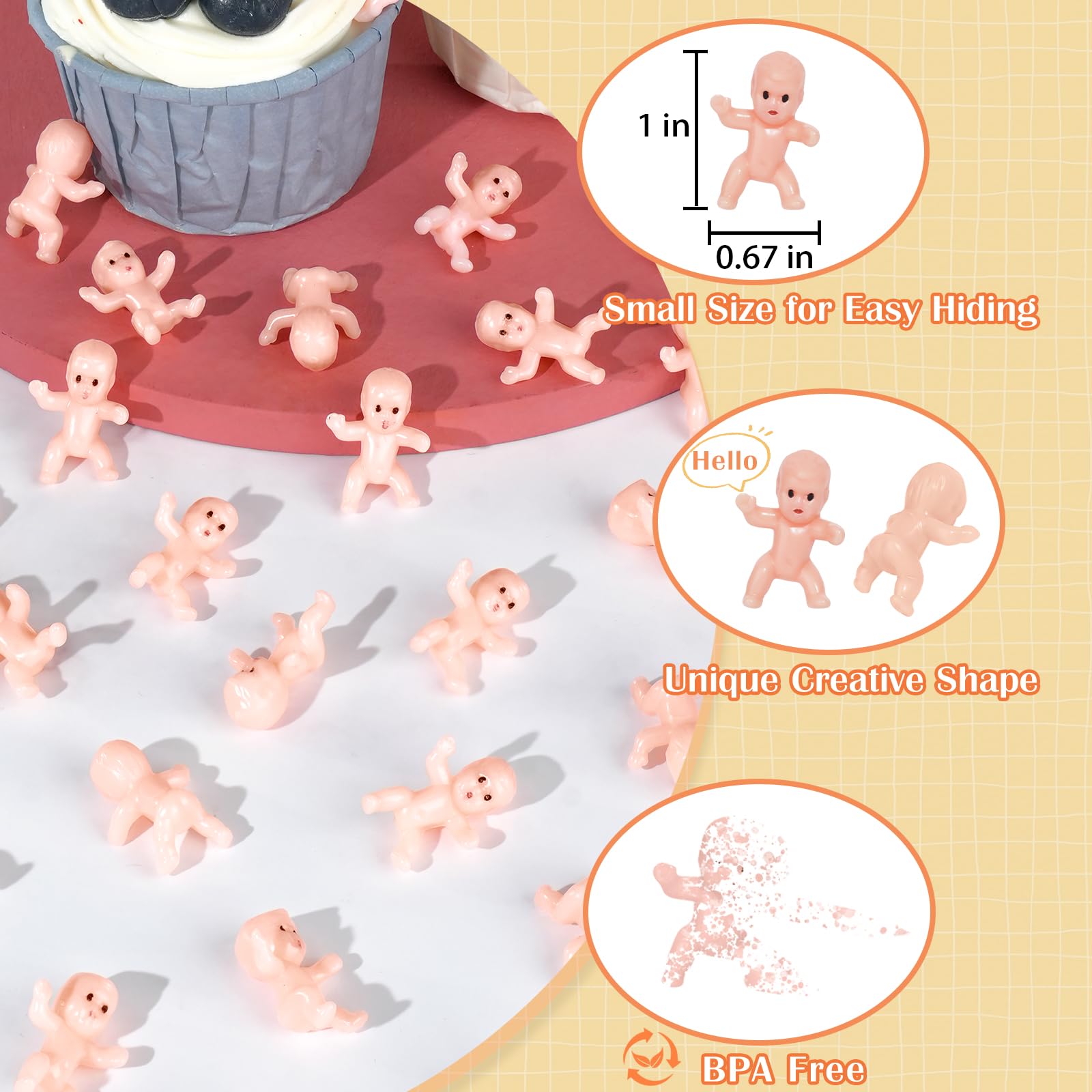 ZJJZGYXINTAI baby shower game babies ideal for king cake
