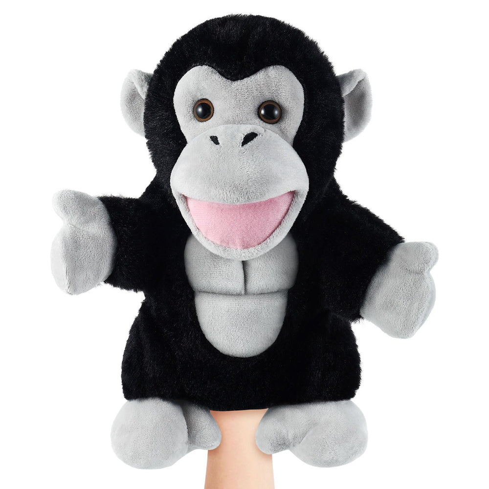 ZJoey Gorilla hand puppet for imaginative storytelling and pretend play.