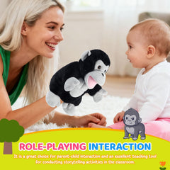 ZJoey Turtle hand puppet offers calm, engaging character interactions and pretend play.