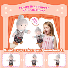 ZJoey 12inch movable-mouth puppet enhances pretend play.