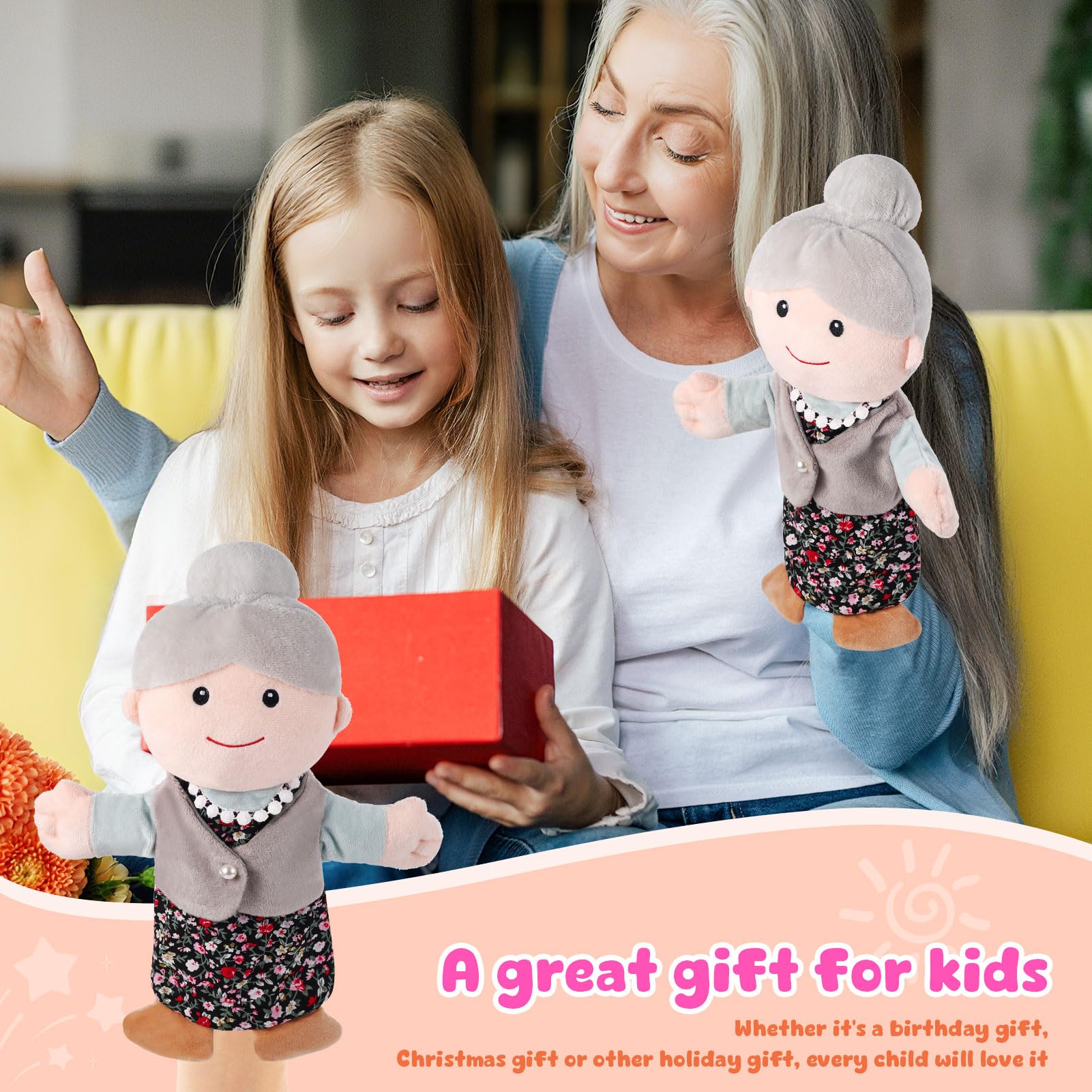 ZJoey storytelling gift hand puppet great for bedtime and classroom fun.
