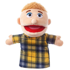 ZJoey 12-inch family puppets for storytelling and imaginative play.