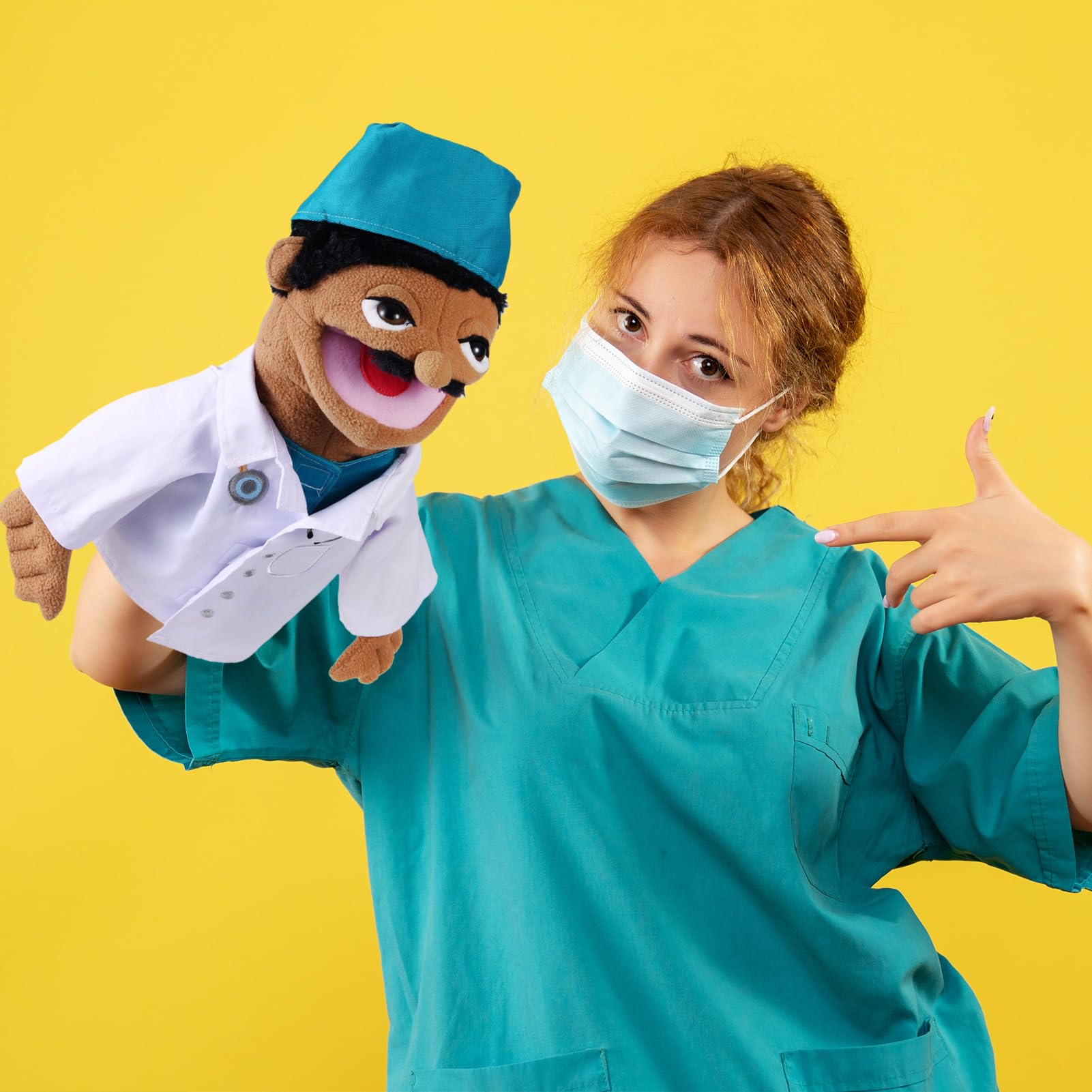 ZJoey hand puppet detective fosters problem-solving storytelling and observation skills
