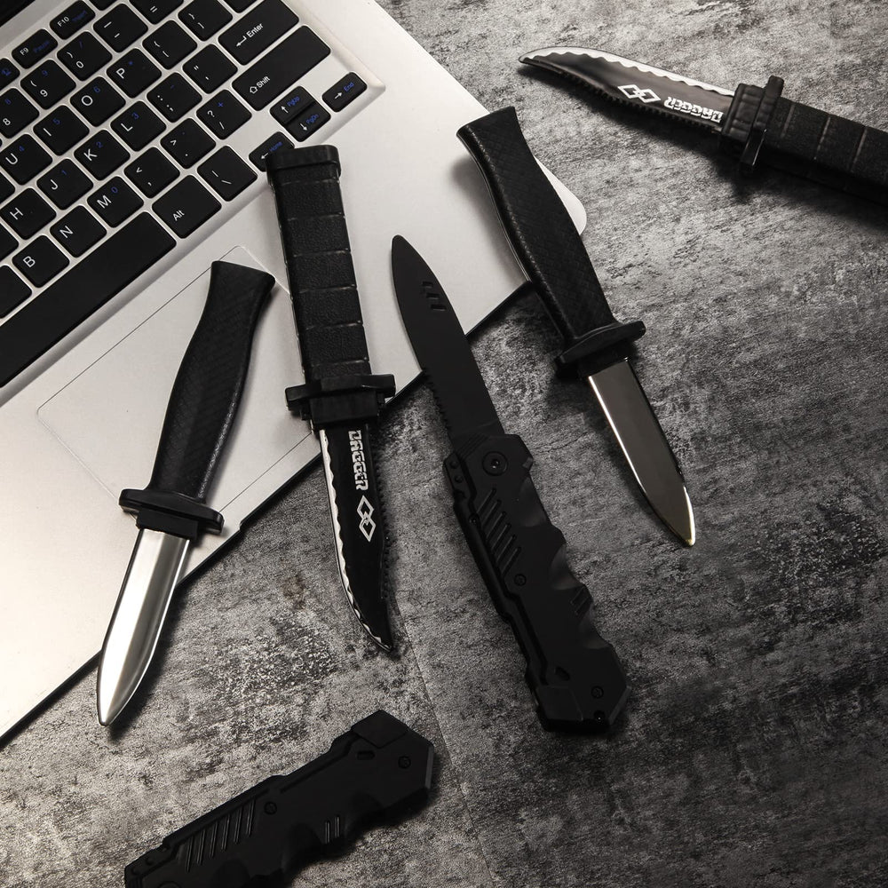 ZJoey magic show prop knife enhances illusion without risk.