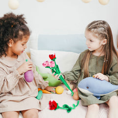 ZJoey plush roses gift set, perfect romantic present for special occasions.