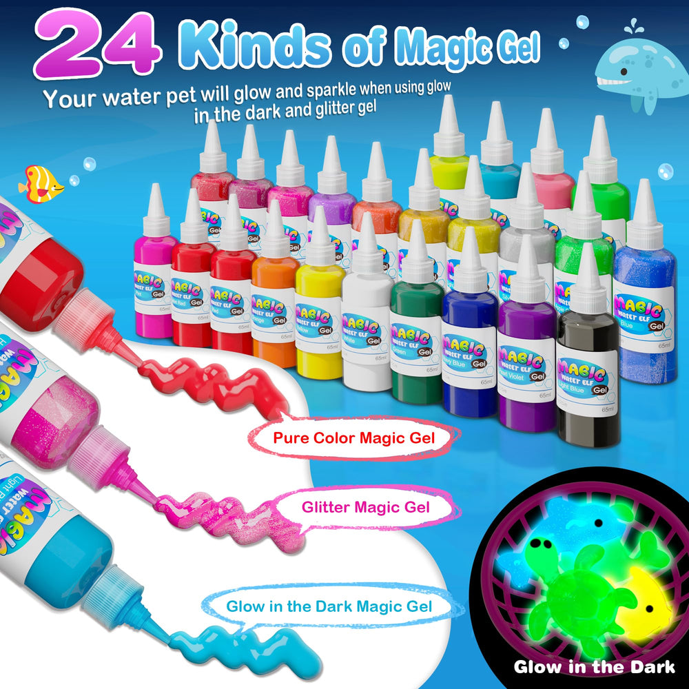 ZJYY magic gel packs spark sensory exploration and easy gel creation.