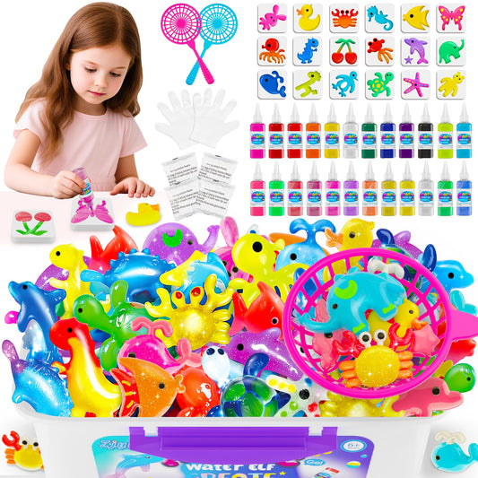ZJYY packaging for the Magic Water Elf Toy Kit showing vibrant colors.