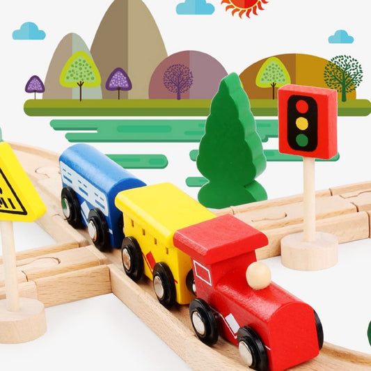 ZKKEIIE magnetic train engines for interactive push and magnets