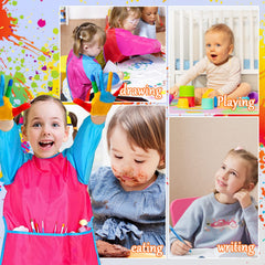 Zkptops smocks size 23x17 inches fits ages 2-7