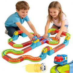ZLANDYAN Infinity Racer 3D Train on magnetic track encourages imaginative play