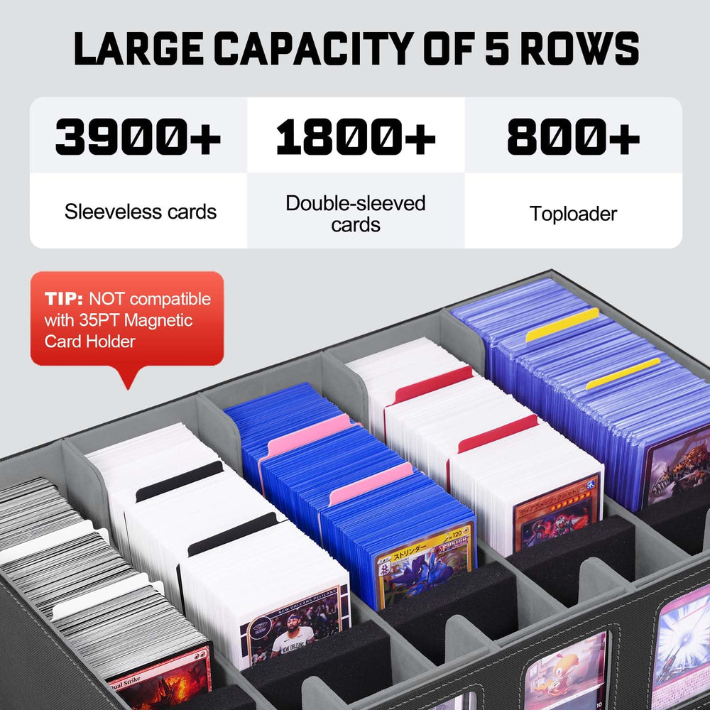 ZLCA 5-row card display windows close-up for quick sorting