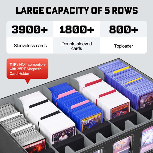 ZLCA 5-row card display windows close-up for quick sorting