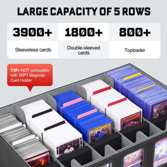 ZLCA 5-row card display windows close-up for quick sorting