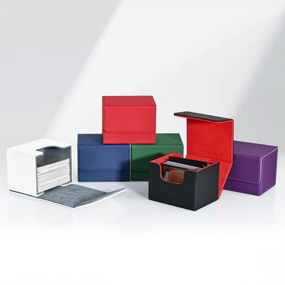 ZLCA deck box compatible with MTG and other TCGs for versatile use.