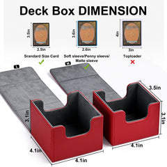 ZLCA holds 120 single-sleeved MTG cards for easy organization.