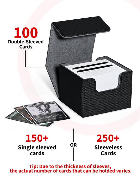 ZLCA deck box interior with two dividers for organized storage.