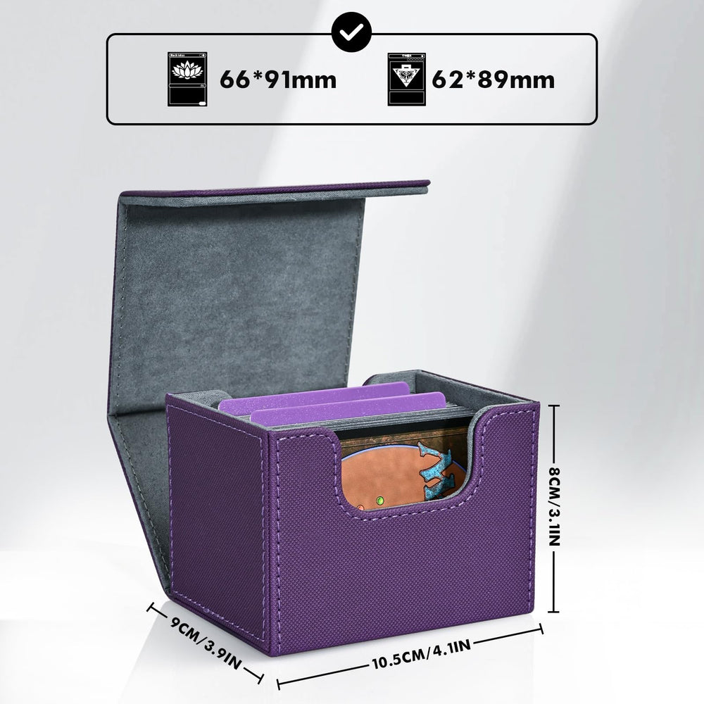 ZLCA leather exterior and microfiber lining protect MTG cards
