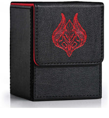 ZLCA card deck box with magnet closure keeps MTG cards secure during transport