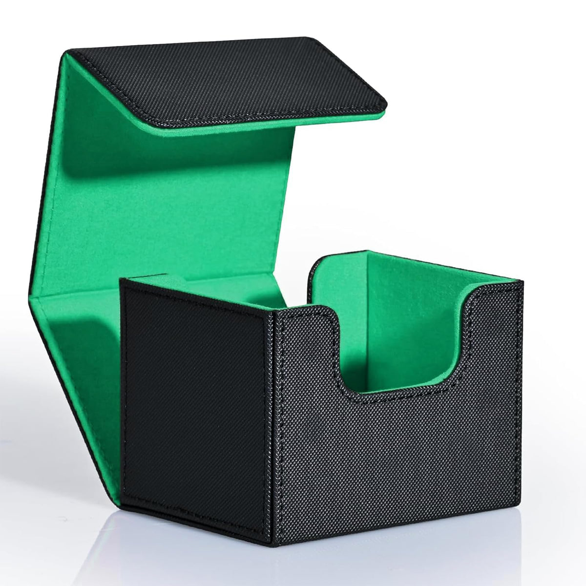 ZLCA card deck box with magnet closure keeps cards secure during transport.