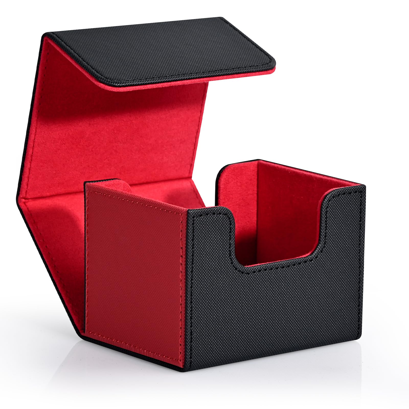 ZLCA card deck box with magnetic closure for secure transport of cards.