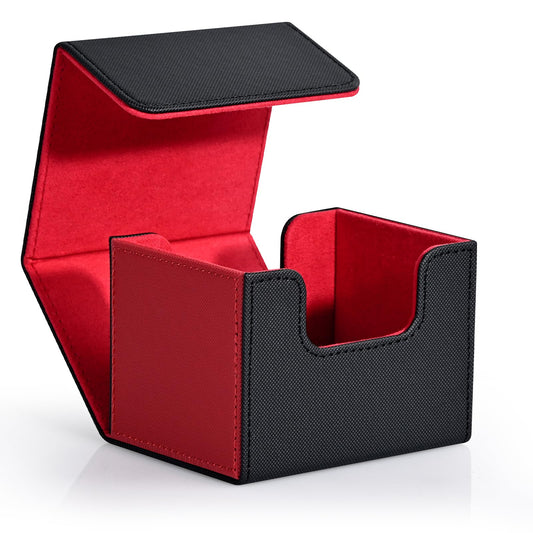 ZLCA card deck box with magnetic closure for secure transport of cards.