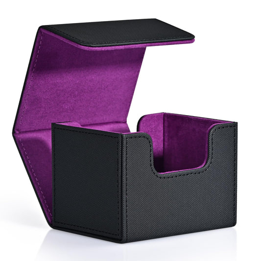 ZLCA card deck box with magnetic closure protects cards during travel