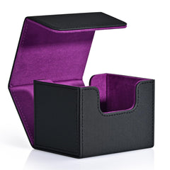 ZLCA card deck box with magnetic closure protects cards during travel