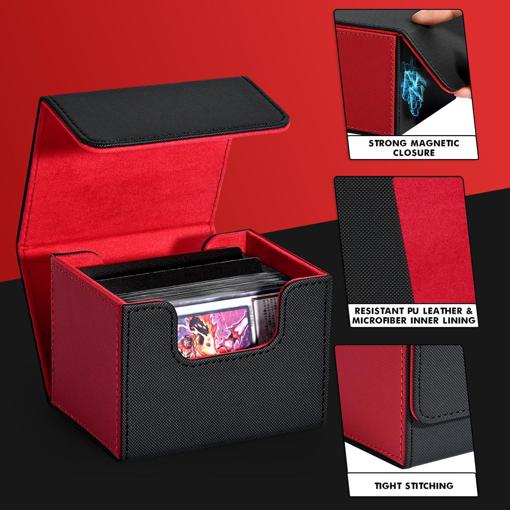 ZLCA deck box supports MTG and other popular TCGs for versatile storage.