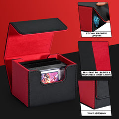 ZLCA deck box supports MTG and other popular TCGs for versatile storage.
