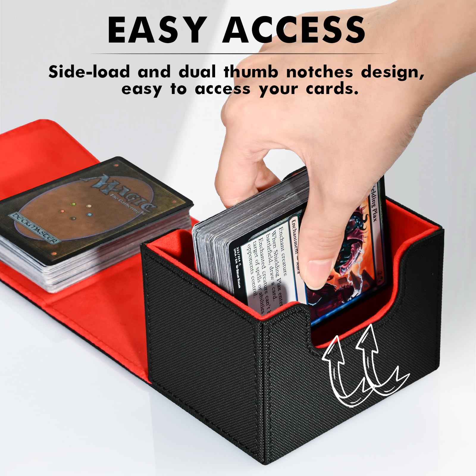 ZLCA soft microfiber interior protects cards from scratches.