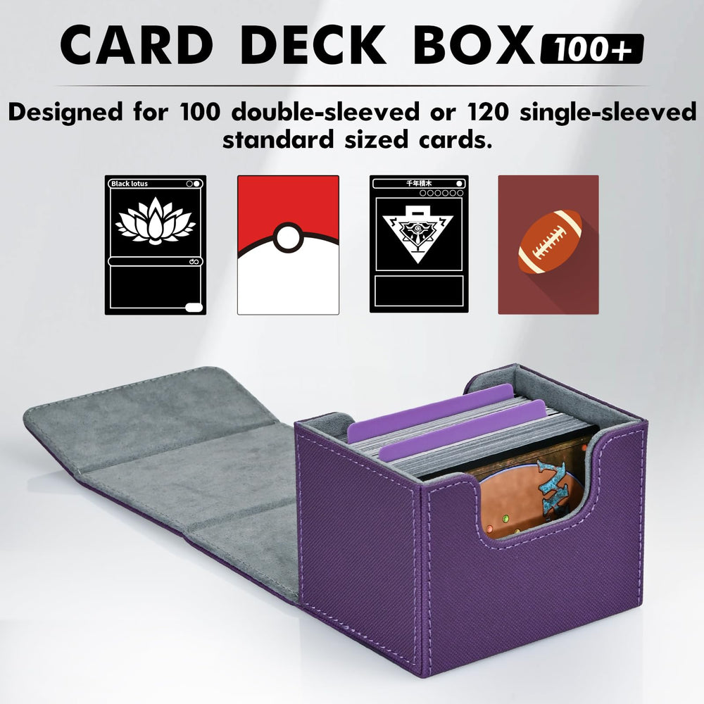 ZLCA wide-mouth U-shaped opening for easy card access during play