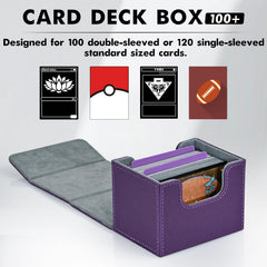 ZLCA wide-mouth U-shaped opening for easy card access during play