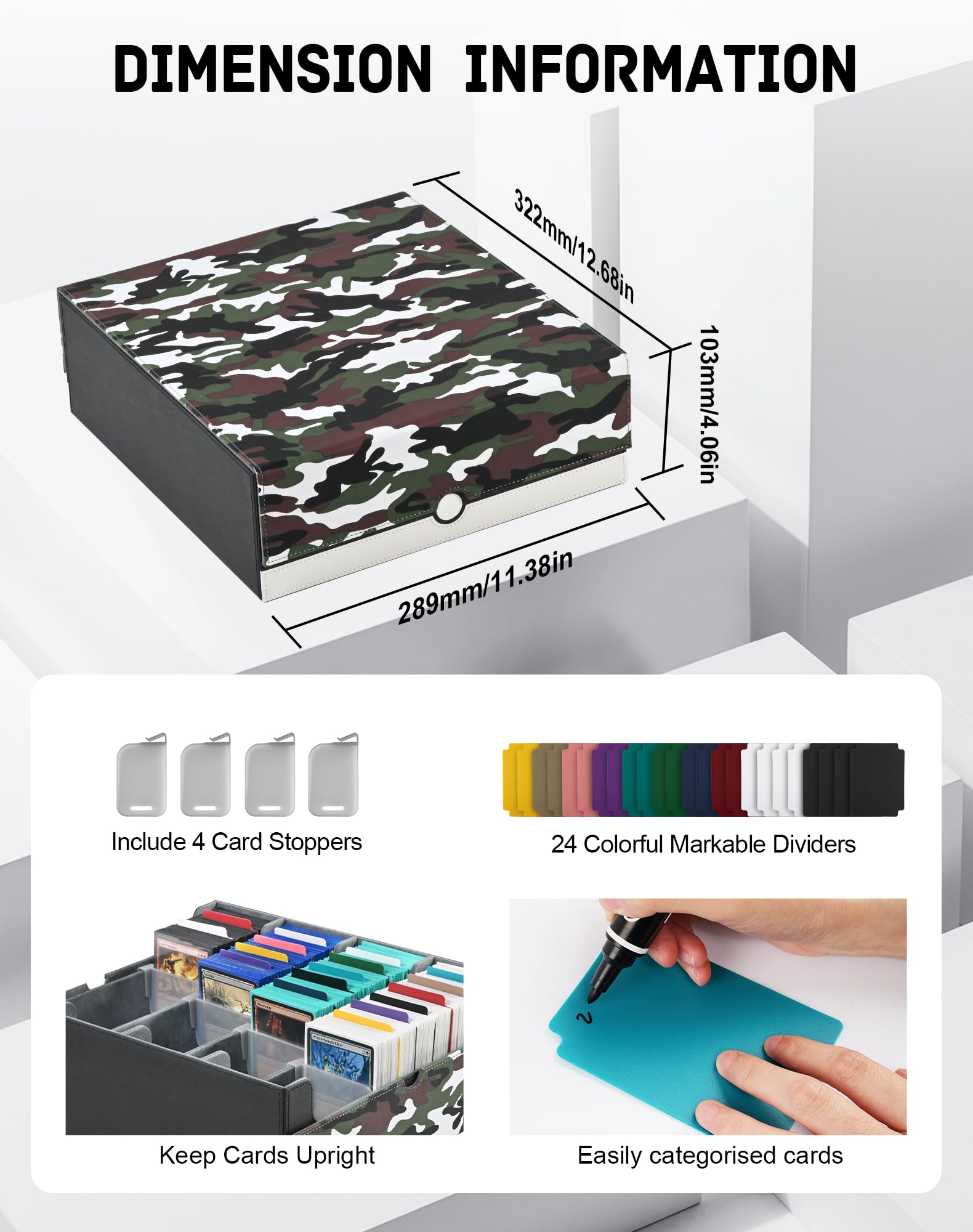ZLCA MTG deck box exterior waterproof protection for travel and storage.
