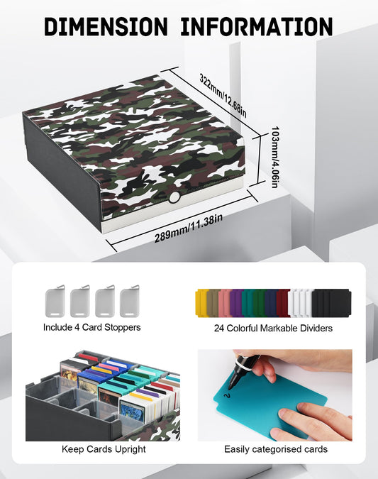 ZLCA MTG deck box exterior waterproof protection for travel and storage.