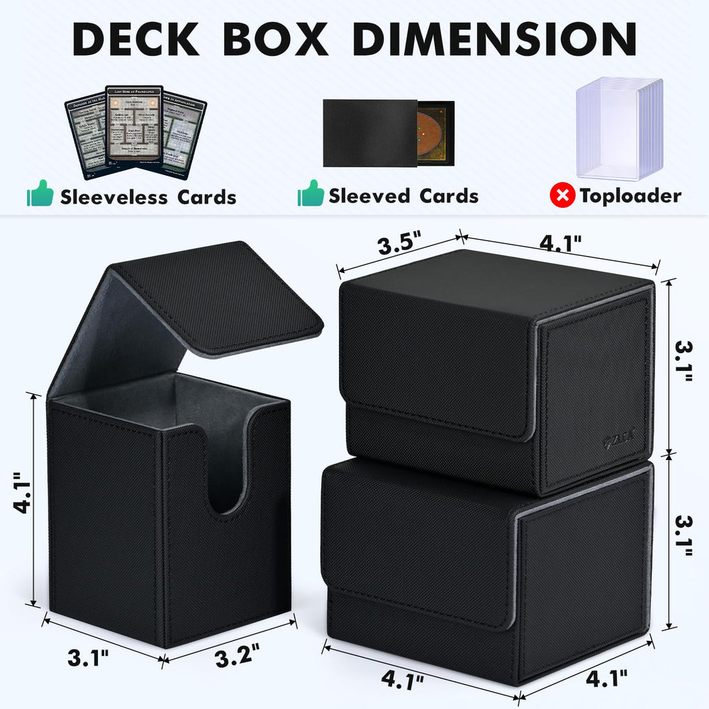 ZLCA deck box demonstrates high capacity for 100+ sleeved cards