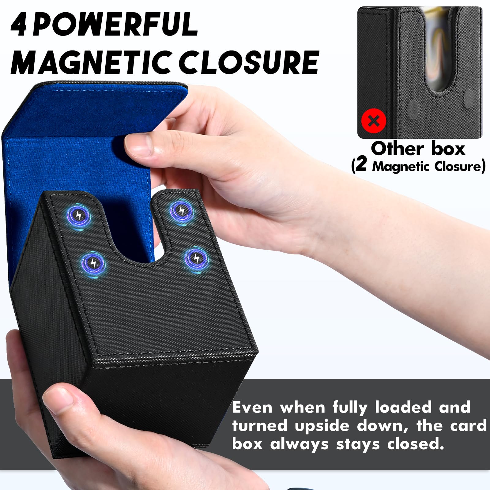 ZLCA deck box demonstrates full-pack storage for organized cards
