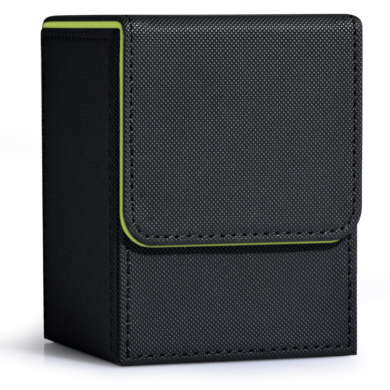 ZLCA deck box with PU leather exterior protects cards during travel